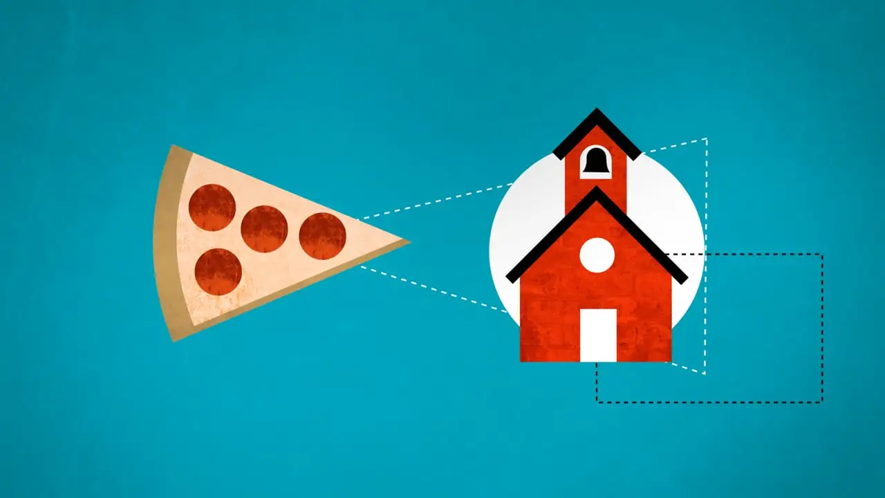 多米诺食品餐厅市场营销动画